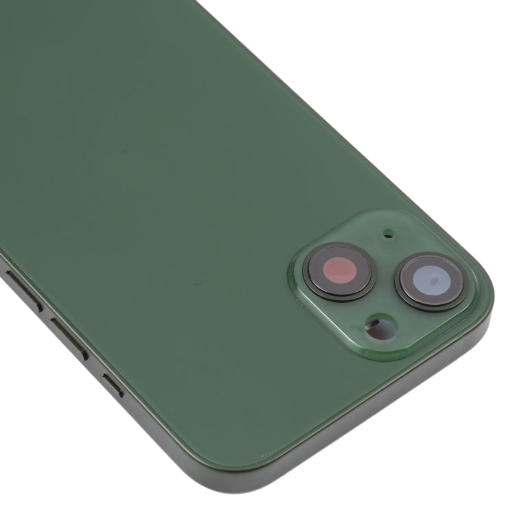 For iPhone 13 Battery Back Cover with Side Keys & Card Tray & Power + Volume Flex Cable & Wireless Charging Module(Green) - Back Cover by PMC TechLife | Online Shopping South Africa | PMC TechLife | Buy Now Pay Later Mobicred
