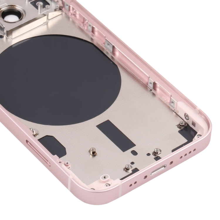Back Housing Cover with SIM Card Tray & Side  Keys & Camera Lens for iPhone 13 Mini(Gold) - Back Cover by PMC TechLife | Online Shopping South Africa | PMC TechLife | Buy Now Pay Later Mobicred