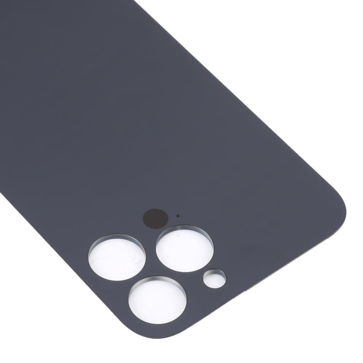 Easy Replacement Big Camera Hole Glass Back Battery Cover for iPhone 14 Pro Max(Black) -  by PMC TechLife | Online Shopping South Africa | PMC TechLife
