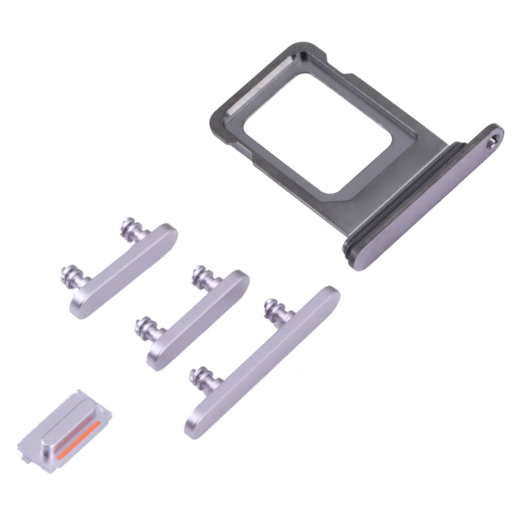 SIM Card Tray + SIM Card Tray + Side Keys for iPhone 14 Pro (Purple) -  by PMC TechLife | Online Shopping South Africa | PMC TechLife
