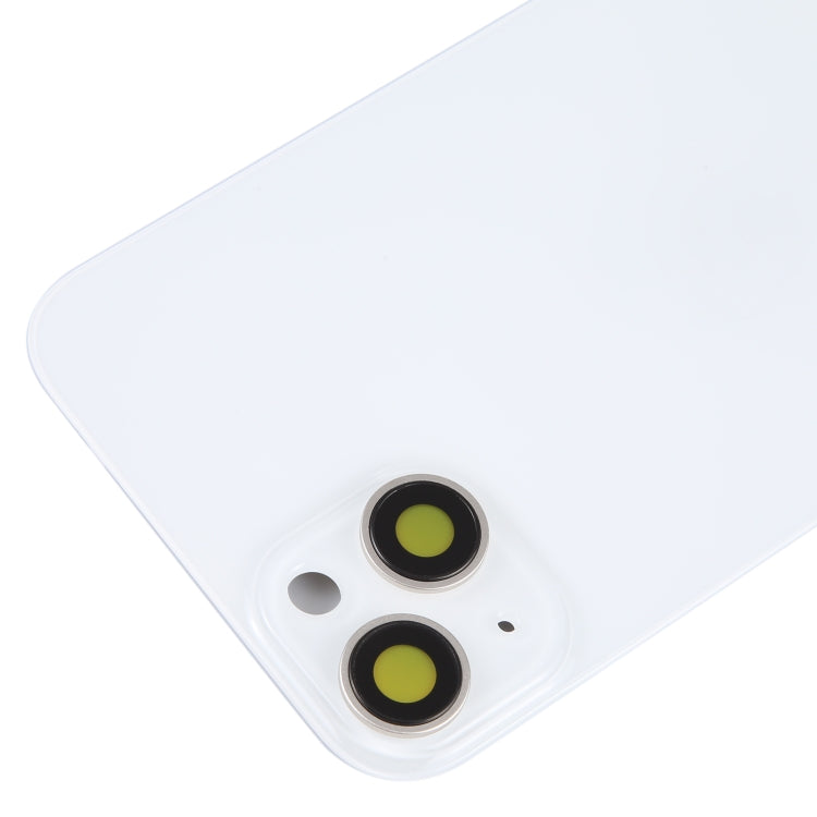 Glass Battery Back Cover with Holder for iPhone 14 Plus(White) -  by PMC TechLife | Online Shopping South Africa | PMC TechLife