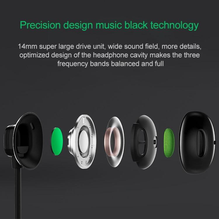 Original Xiaomi Black Shark 3.5mm Wire-controlled Semi-in-ear Gaming Earphone, Support Calls, Cable Length: 1.2m(Black) - Normal Style Earphone by Xiaomi | Online Shopping South Africa | PMC Jewellery