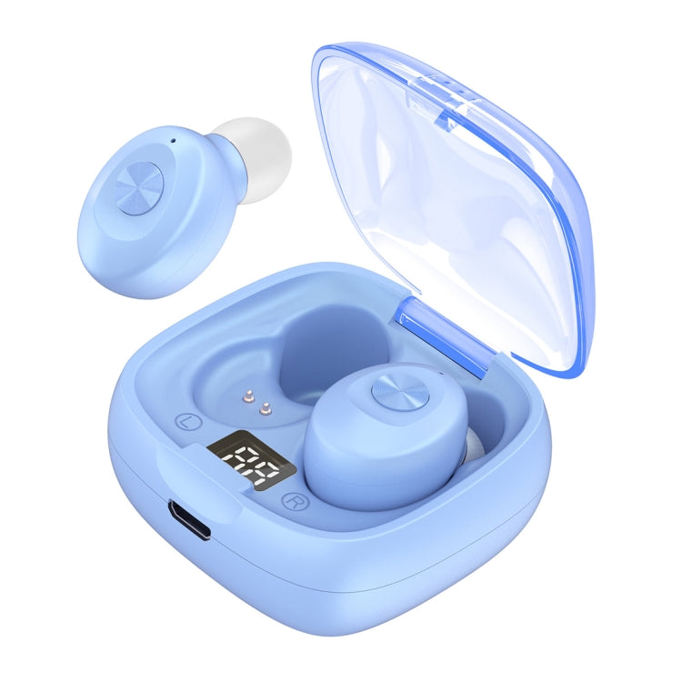 XG-8 TWS Digital Display Touch Bluetooth Earphone with Magnetic Charging Box(Blue) - TWS Earphone by PMC TechLife | Online Shopping South Africa | PMC TechLife