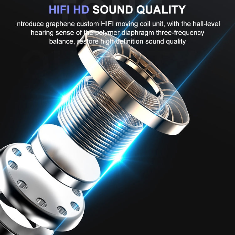 M-B8 Bluetooth 5.0 Mini Invisible In-ear Stereo Wireless Bluetooth Earphone with Charging Box (Silver) - TWS Earphone by PMC TechLife | Online Shopping South Africa | PMC TechLife