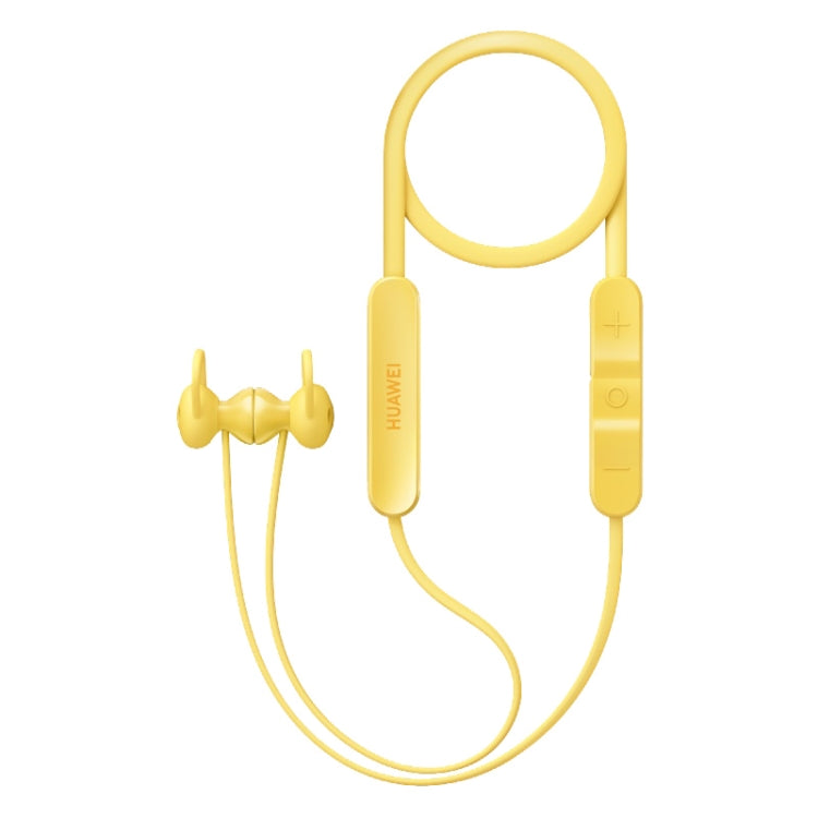 Original Huawei FreeLace Wireless Earphone Vibrant Edition (Muxi Yellow) - Neck-mounted Earphone by Huawei | Online Shopping South Africa | PMC Jewellery