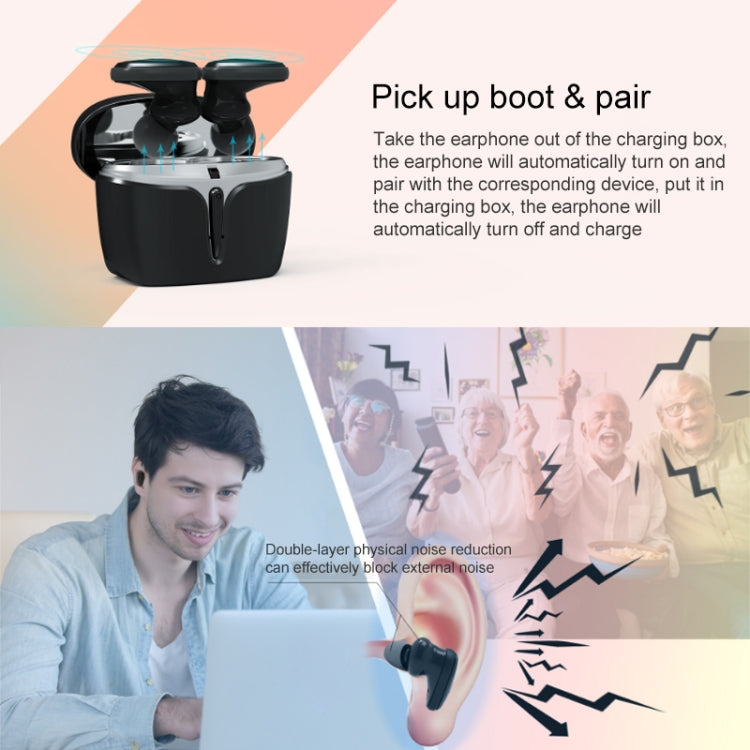 LE-703 Bluetooth 5.0 Waterproof True Wireless Sports Bluetooth Earphone (Pink) - TWS Earphone by PMC TechLife | Online Shopping South Africa | PMC TechLife