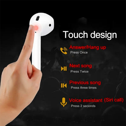 Lanpice XY-PODS10 TWS Bluetooth Headset 5.0 Full Touch Support Open Cover Popup Bluetooth Headset Support Wireless Charge Function - TWS Earphone by PMC Jewellery | Online Shopping South Africa | PMC Jewellery