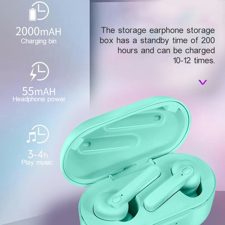 DT-5 IPX Waterproof Bluetooth 5.0 Wireless Bluetooth Earphone with Magnetic Charging Box, Support Call & Power Bank Function(White) - Bluetooth Earphone by PMC TechLife | Online Shopping South Africa | PMC TechLife