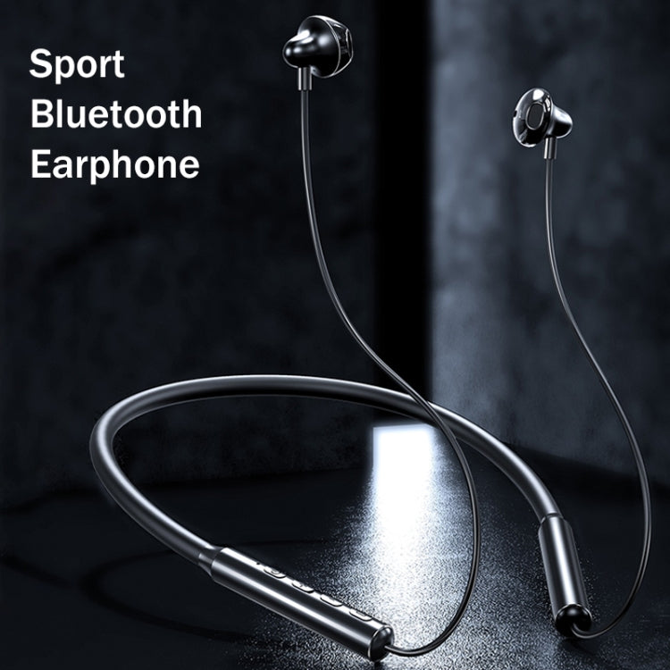 ROCK B5 Neck-mounted Magnetic Sports Bluetooth Earphone, Support Call & Wire Control - Neck-mounted Earphone by ROCK | Online Shopping South Africa | PMC Jewellery