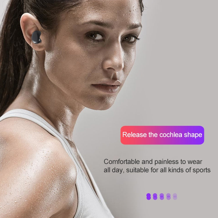 DT-14 Wireless Two Ear Bluetooth Headset Supports Touch & Smart Magnetic Charging & Power On Automatic Pairing(Pink) - Bluetooth Earphone by PMC TechLife | Online Shopping South Africa | PMC TechLife
