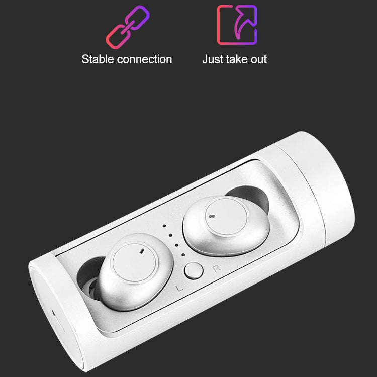 DT-15 Wireless Two Ear Bluetooth Headset Supports Touch & Smart Magnetic Charging & Power On Automatic Pairing (Red) - Bluetooth Earphone by PMC TechLife | Online Shopping South Africa | PMC TechLife