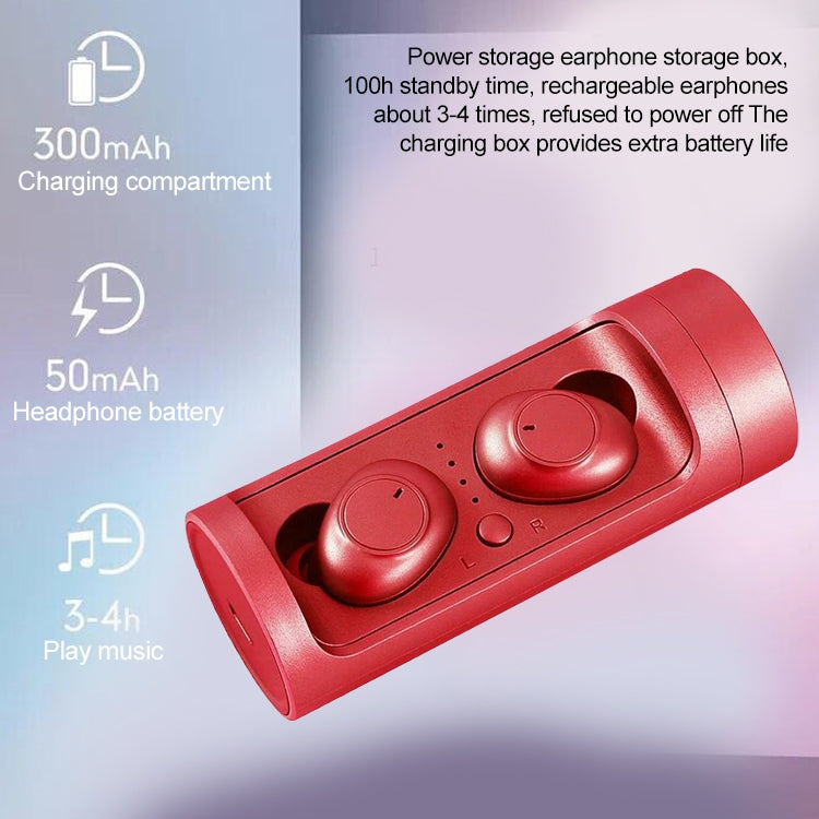 DT-15 Wireless Two Ear Bluetooth Headset Supports Touch & Smart Magnetic Charging & Power On Automatic Pairing (White) - Bluetooth Earphone by PMC TechLife | Online Shopping South Africa | PMC TechLife