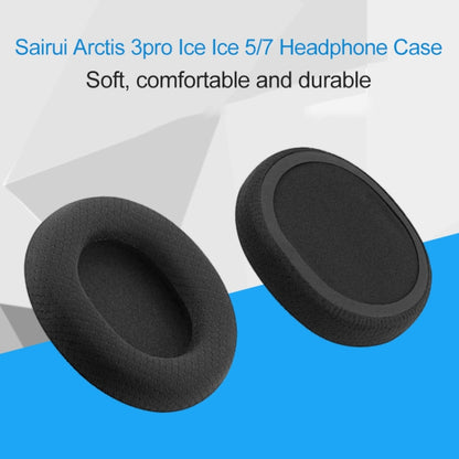 1 Pair Leather Sponge Protective Case for Steelseries Arctis 3 Pro  / Ice 5 / Ice 7 Headphone (White) - Earmuff & Pad by PMC Jewellery | Online Shopping South Africa | PMC Jewellery