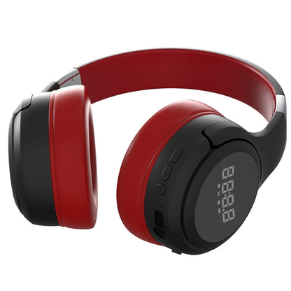 ZEALOT B28 Folding Headband Bluetooth Stereo Music Headset with Display (Red) - Headset & Headphone by ZEALOT | Online Shopping South Africa | PMC Jewellery