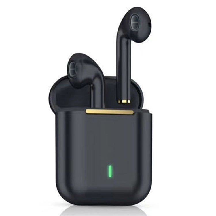 J18 Bluetooth 5.0 TWS Wireless Binaural Bluetooth Earphone with Charging Box(Black) - TWS Earphone by PMC Jewellery | Online Shopping South Africa | PMC Jewellery