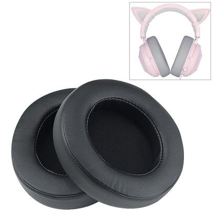 2 PCS For Razer Kraken 7.1 V2 Pro Headphone Cushion Sponge Black Net Cover Earmuffs Replacement Earpads - Earmuff & Pad by PMC Jewellery | Online Shopping South Africa | PMC Jewellery