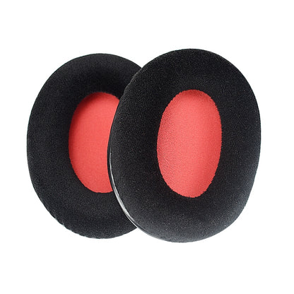 2 PCS For Kingston KHX-HSCP / HyperX Cloud II Headphone Cushion Flannel Red Net Sponge Cover Earmuffs Replacement Earpads - Earmuff & Pad by PMC Jewellery | Online Shopping South Africa | PMC Jewellery