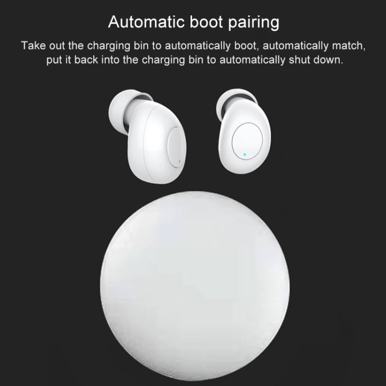 J1 TWS Digital Display Bluetooth V5.0 Wireless Earphones with LED Charging Box(White) - TWS Earphone by PMC TechLife | Online Shopping South Africa | PMC TechLife
