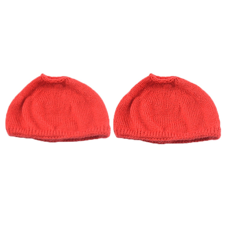 2 PCS Knitted Headphone Dustproof Protective Case for Beats Solo2 / Solo3(Red) - Anti-dust & Ear Caps by PMC TechLife | Online Shopping South Africa | PMC TechLife