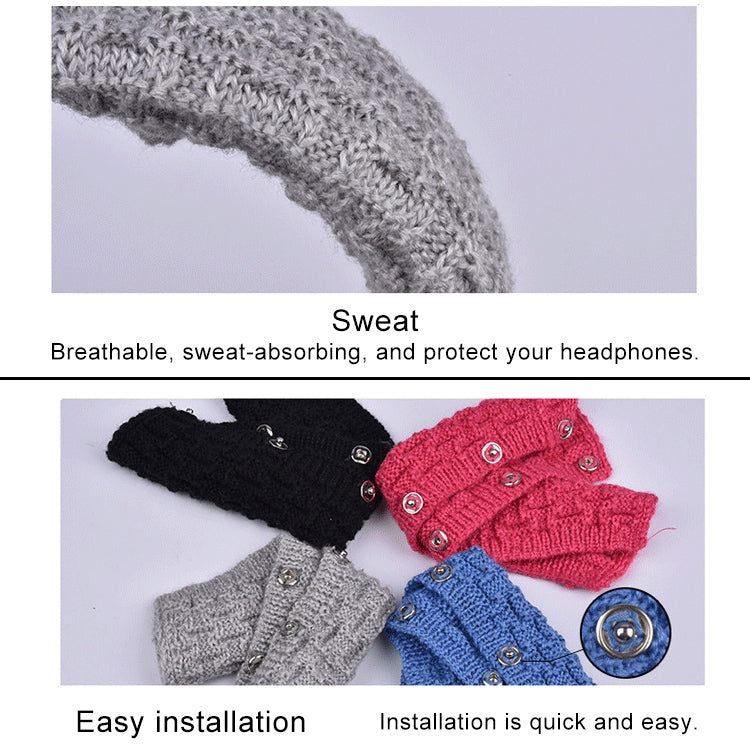 Knitted Headphone Dustproof Protective Case for Beats Studio2 / ATH-MSR7 / Sennheiser(Grey) - Earmuff & Pad by PMC TechLife | Online Shopping South Africa | PMC TechLife