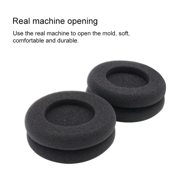 2 PCS For KOSS PP / SP Perforated Ventilation Version Protein Leather Cover Headphone Protective Cover Earmuffs (Black) - Earmuff & Pad by PMC TechLife | Online Shopping South Africa | PMC TechLife