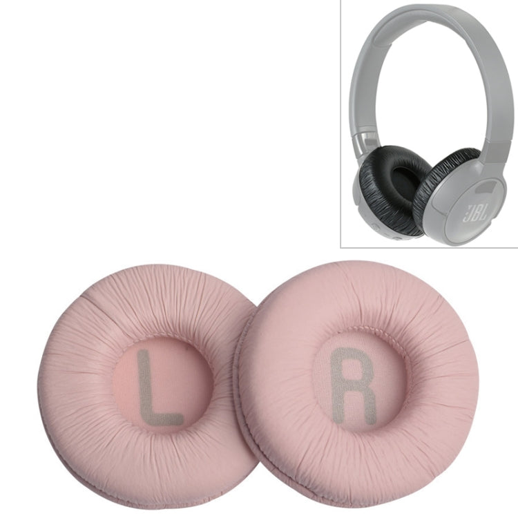 2 PCS For JBL Tune 600BTNC / T500BT / T450BT Earphone Cushion Cover Earmuffs Replacement Earpads with Mesh(Pink) - Earmuff & Pad by PMC TechLife | Online Shopping South Africa | PMC TechLife | Buy Now Pay Later Mobicred