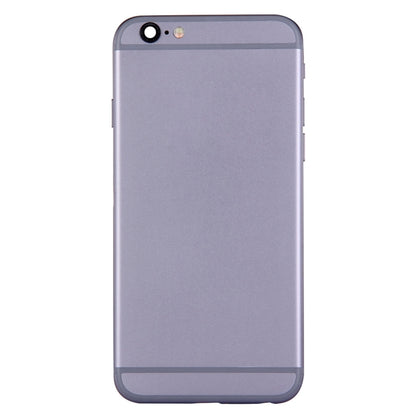 Full Housing Back Cover with Power Button & Volume Button Flex Cable for iPhone 6(Grey) - iPhone 6/6 Plus Parts by PMC Jewellery | Online Shopping South Africa | PMC Jewellery