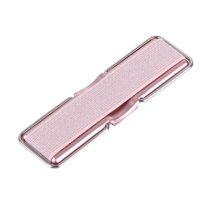 2 in 1 Adjustable Universal Mini Adhesive Holder Stand + Slim Finger Grip, Size: 7.3 x 2.2 x 0.3 cm(Rose Gold) - Ring Holder by PMC Jewellery | Online Shopping South Africa | PMC Jewellery