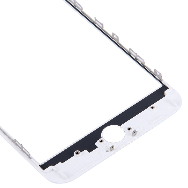 Front Screen Outer Glass Lens with Front LCD Screen Bezel Frame & OCA Optically Clear Adhesive for iPhone 6s Plus(White) - free shipping - PMC TechLife - Order now!