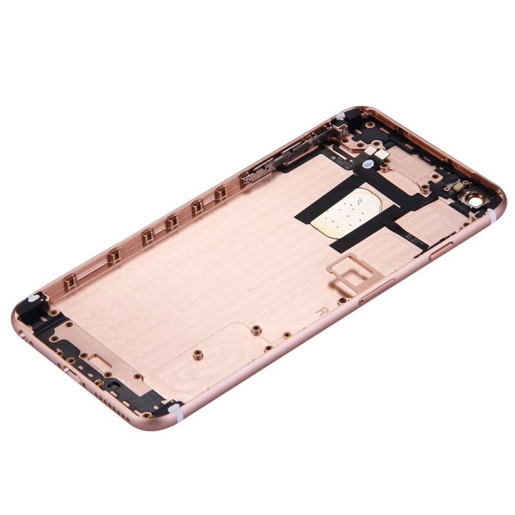 Full Housing Back Cover with Power Button & Volume Button Flex Cable for iPhone 6 Plus(Rose Gold) - iPhone 6/6 Plus Parts by PMC Jewellery | Online Shopping South Africa | PMC Jewellery