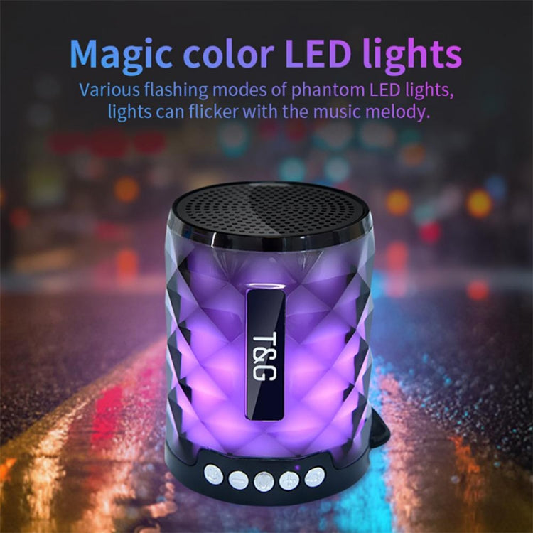 T&G TG155 Bluetooth 4.2 Mini Portable Wireless Bluetooth Speaker with Colorful Lights(Blue) - Mini Speaker by T&G | Online Shopping South Africa | PMC TechLife | Buy Now Pay Later Mobicred