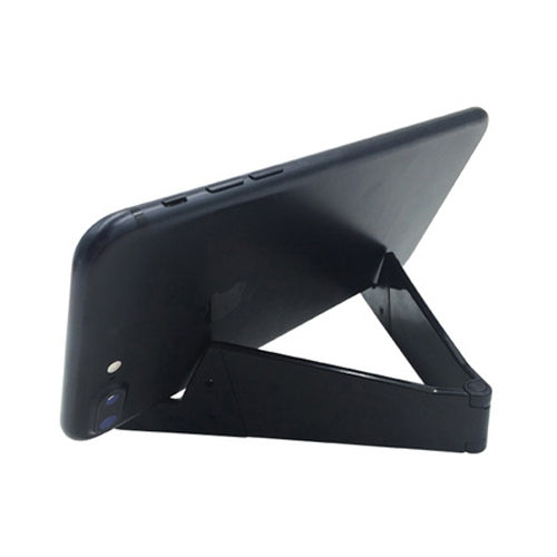 V Shape Universal Mobile Phone Tablet Bracket Holder (Black) - Desktop Holder by PMC Jewellery | Online Shopping South Africa | PMC Jewellery