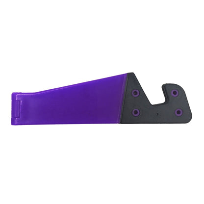 V Shape Universal Mobile Phone Tablet Bracket Holder (Purple) - Desktop Holder by PMC Jewellery | Online Shopping South Africa | PMC Jewellery