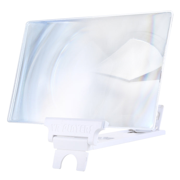 F6 12 inch Universal Foldable 3D Mobile Phone Screen Magnifier with Lazy Stand (White) - Screen Magnifier by PMC TechLife | Online Shopping South Africa | PMC TechLife