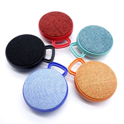 A01L Cloth Texture Round Portable Mini Bluetooth Speaker, Support Hands-free Call & TF Card(Red) - Mini Speaker by PMC Jewellery | Online Shopping South Africa | PMC Jewellery