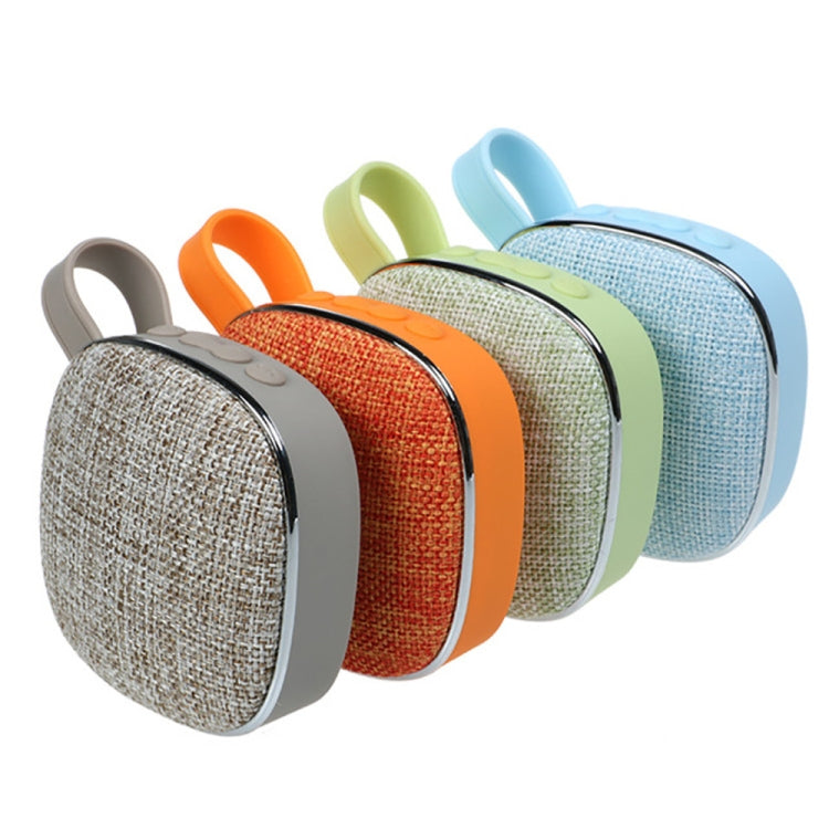 X25new Cloth Texture Square Portable Mini Bluetooth Speaker, Support Hands-free Call & TF Card & AUX(Blue) - Mini Speaker by PMC TechLife | Online Shopping South Africa | PMC TechLife