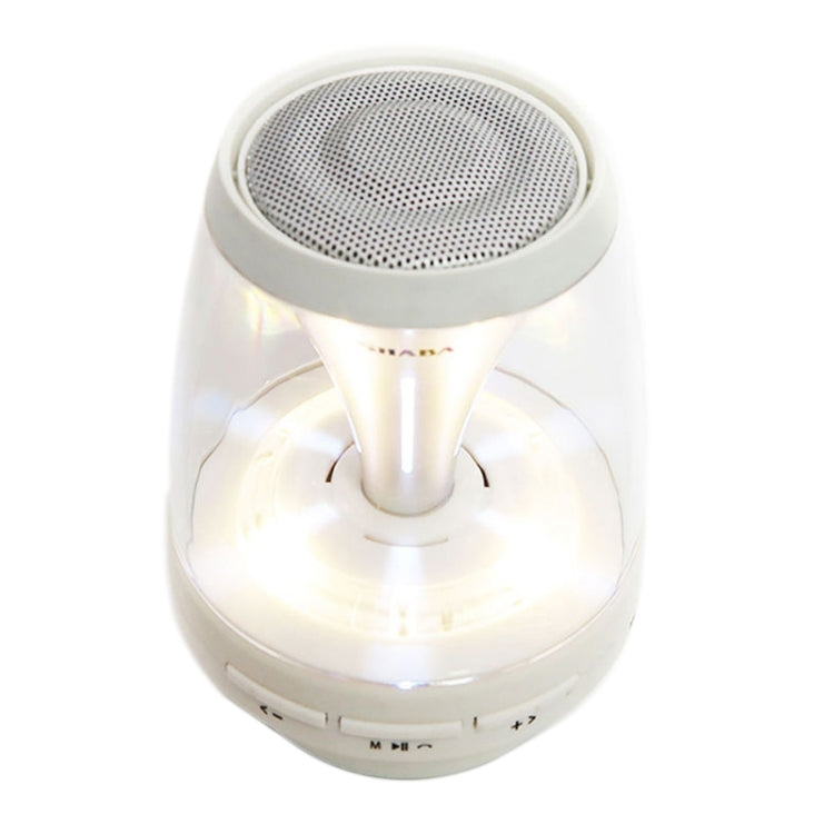 SHABA VS-18 Bluetooth 4.2 Multi-function Portable Small Magic Lamp Colorful Wireless Bluetooth Speaker (White) - Mini Speaker by PMC TechLife | Online Shopping South Africa | PMC TechLife