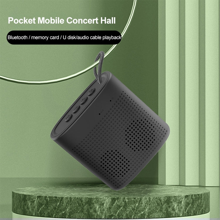 EBS-037 Portable Outdoor Card Mini Wireless Bluetooth Speaker(Green) - Mini Speaker by PMC Jewellery | Online Shopping South Africa | PMC Jewellery