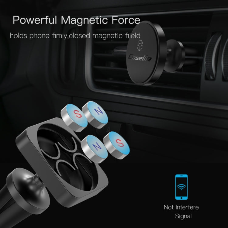 CaseMe Universal 360 Degree Rotation Magnetic Car Air Outlet Vent Mount Phone Holder, For iPhone, Galaxy, Sony, Lenovo, HTC, Huawei, and other Smartphones (Red) - Car Holders by CaseMe | Online Shopping South Africa | PMC Jewellery