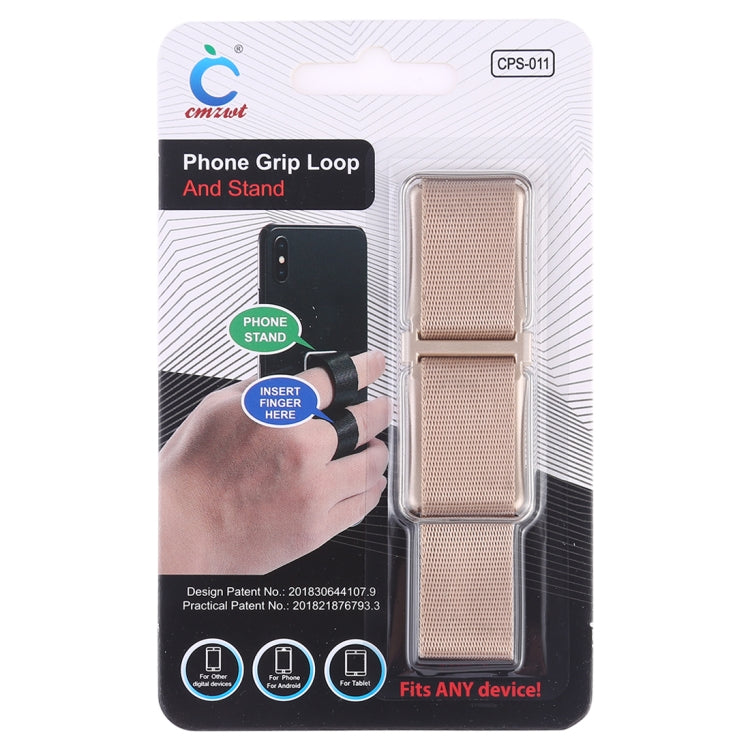 CPS-011 Universal Phone Grip Loop & Stand Holder (Apricot) - Ring Holder by PMC Jewellery | Online Shopping South Africa | PMC Jewellery