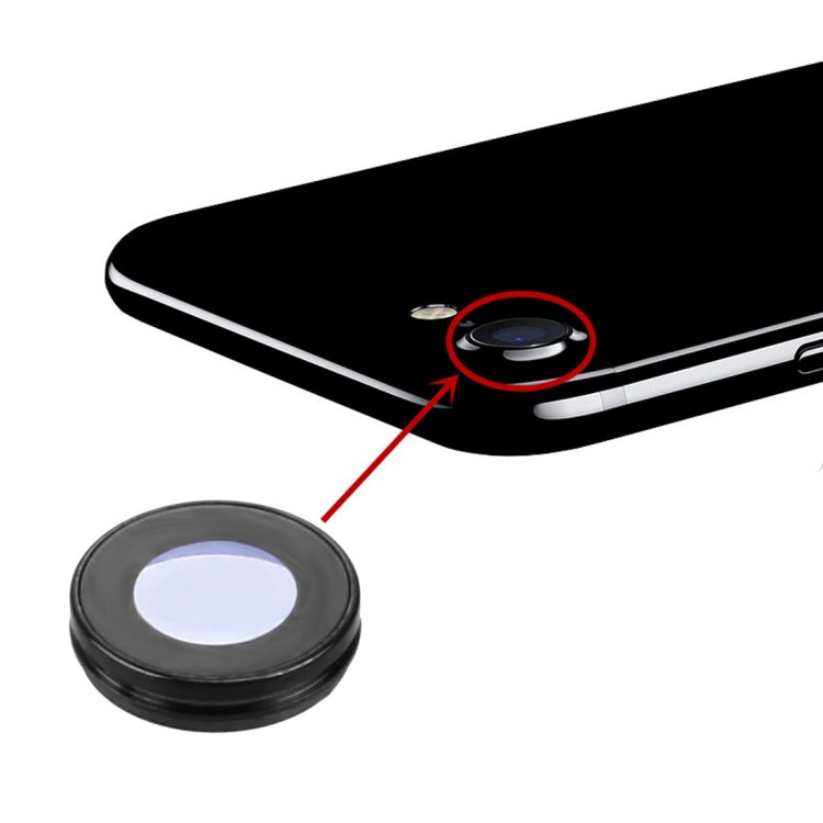 Back Camera Lens Cover for iPhone 7(Black) - Camera by PMC TechLife | Online Shopping South Africa | PMC TechLife