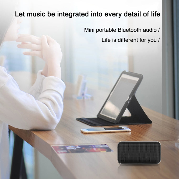 BT209 Outdoor Portable Ultra-thin Mini Wireless Bluetooth Speaker, Support TF Card & Hands-free Calling (Black) - Mini Speaker by PMC TechLife | Online Shopping South Africa | PMC TechLife