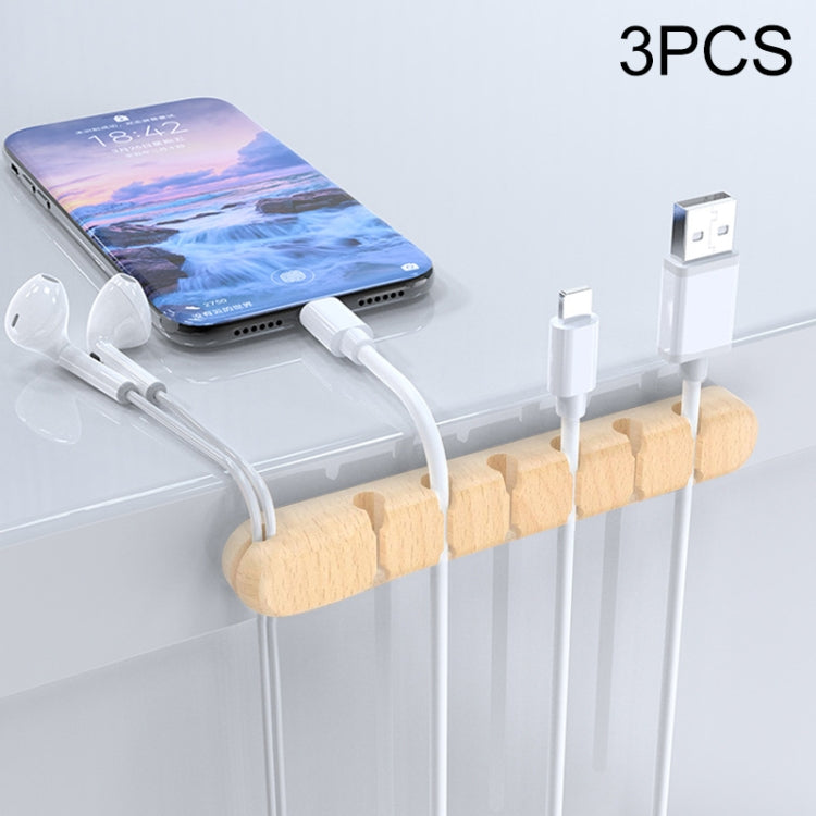 HG2715 3 PCS 7 Holes Desktop Charging Data Cable Organizer Winder - Cable Organizer by PMC Jewellery | Online Shopping South Africa | PMC Jewellery