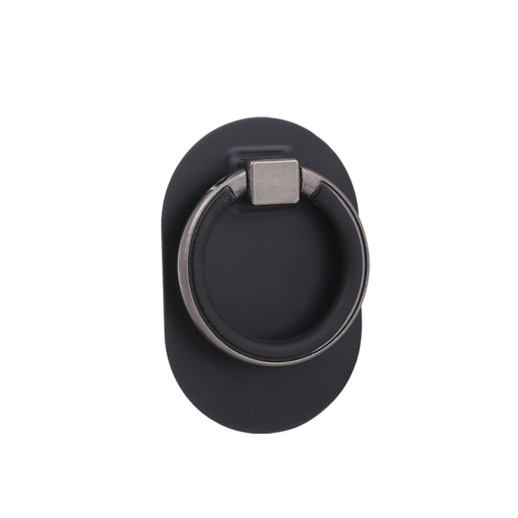 Universal Phone Adhesive Metal Plate 360 Degree Rotation Stand Finger Grip Ring Holder(Black) - Ring Holder by PMC Jewellery | Online Shopping South Africa | PMC Jewellery