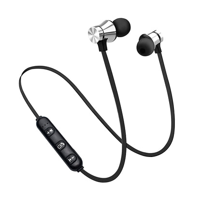 XT11 Magnetic In-Ear Wireless Bluetooth V4.2 Earphones(Silver) - Neck-mounted Earphone by PMC Jewellery | Online Shopping South Africa | PMC Jewellery