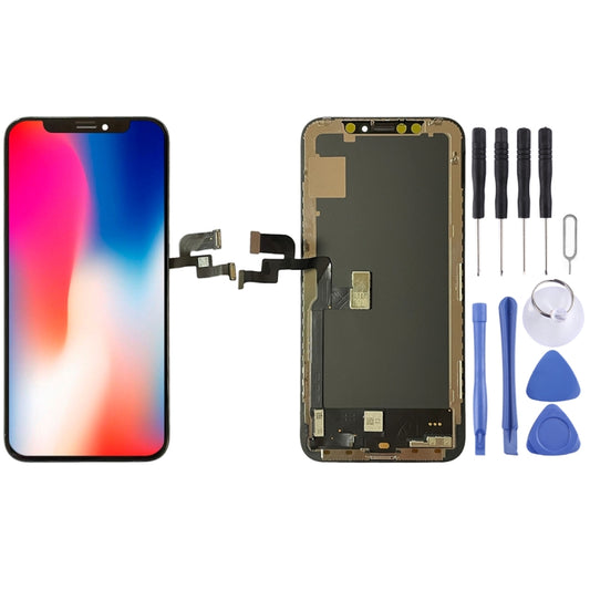 GX OLED Material LCD Screen and Digitizer Full Assembly for iPhone X - LCD Related Parts by GX | Online Shopping South Africa | PMC Jewellery | Buy Now Pay Later Mobicred