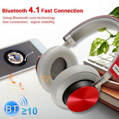 WK BH800 Bluetooth 4.1 Foldable Wireless Bluetooth Headset, Support Call (Tarnish) - Headset & Headphone by WK | Online Shopping South Africa | PMC Jewellery
