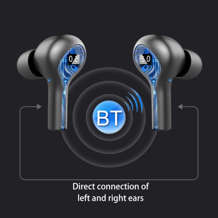 278 TWS External Noise Cancelling Touch Bluetooth Earphone with Charging Box, Support Three-screen Battery Display & Power Bank & Call & Voice Assistant(White) - TWS Earphone by PMC TechLife | Online Shopping South Africa | PMC TechLife