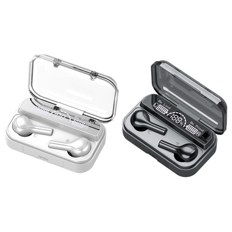 278 TWS External Noise Cancelling Touch Bluetooth Earphone with Charging Box, Support Three-screen Battery Display & Power Bank & Call & Voice Assistant(White) - TWS Earphone by PMC TechLife | Online Shopping South Africa | PMC TechLife