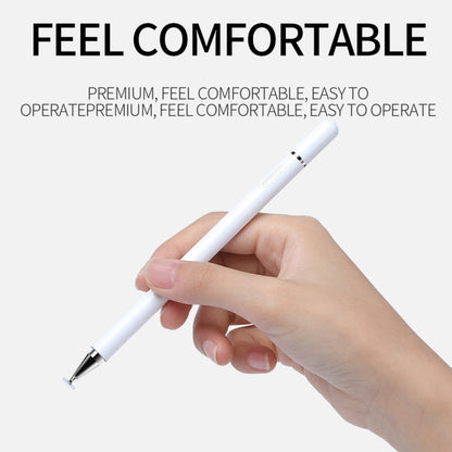 JOYROOM JR-BP560 Excellent Series Portable Universal Passive Disc Head Capacitive Pen with Replaceable Refill(White) - Stylus Pen by JOYROOM | Online Shopping South Africa | PMC Jewellery